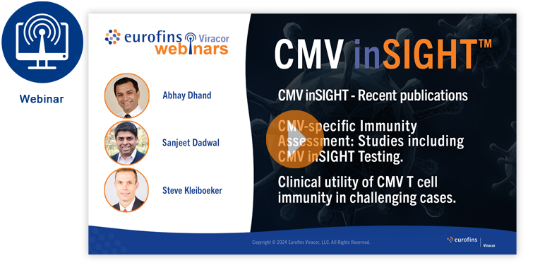 Webinar Cytomegalovirus CMV inSIGHT