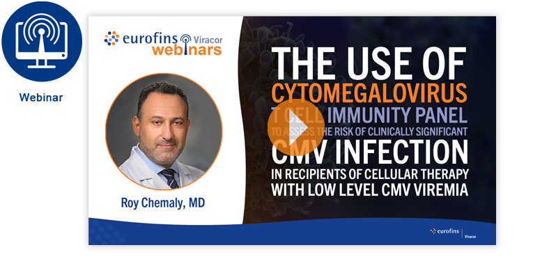 The use of Cytomegalovirus (CMV) T Cell Immunity Panel to Assess the Risk of Clinically Significant CMV Infection in Recipients of Cellular Therapy with Low Level CMV Viremia