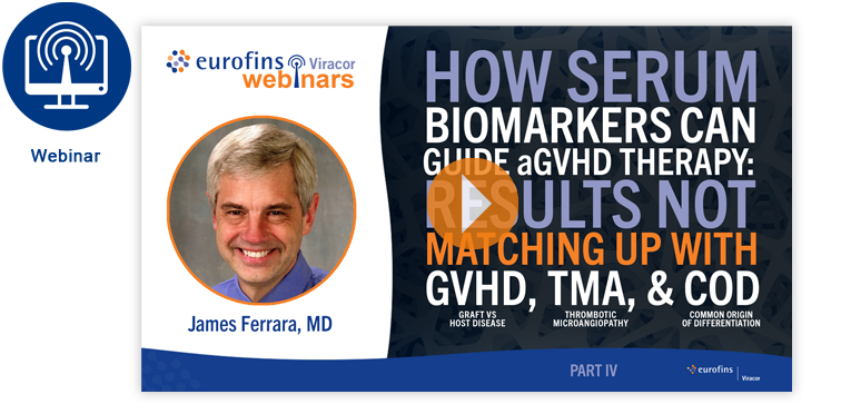 How Serum Biomarkers can Guide aGHVD Therapy: Results not matching up with GVHD, TMA (Thrombotic Microangiopathy) and COD